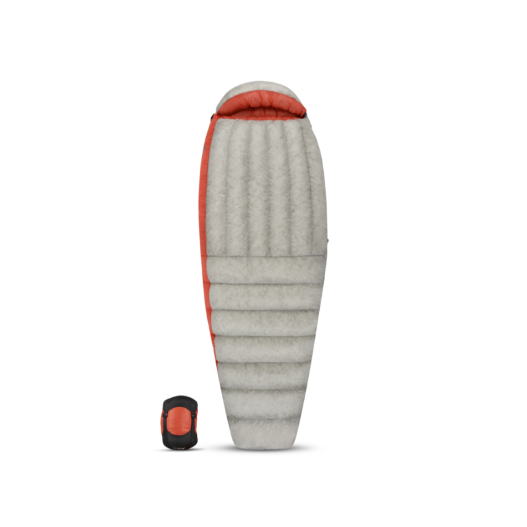 Sea to Summit Flame FmIII -10°C Women's Long Right Zip Light Grey Vintersovepose