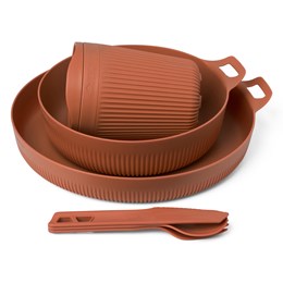 Sea to Summit Horizon Dinnerware Set, 6 Dele Orange Spisegrej