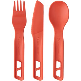 Sea to Summit Passage Cutlery Set, 3 stk Orange Spisegrej