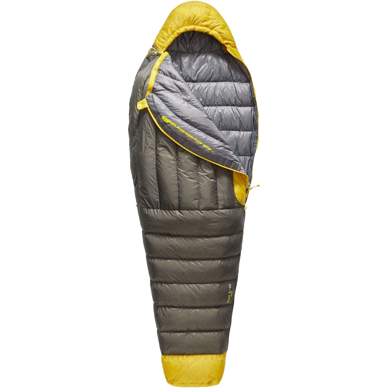 Sea to Summit Spark 7C/45F Regular Dunsovepose LZ Sort/Gul Sommer (> 3°C)