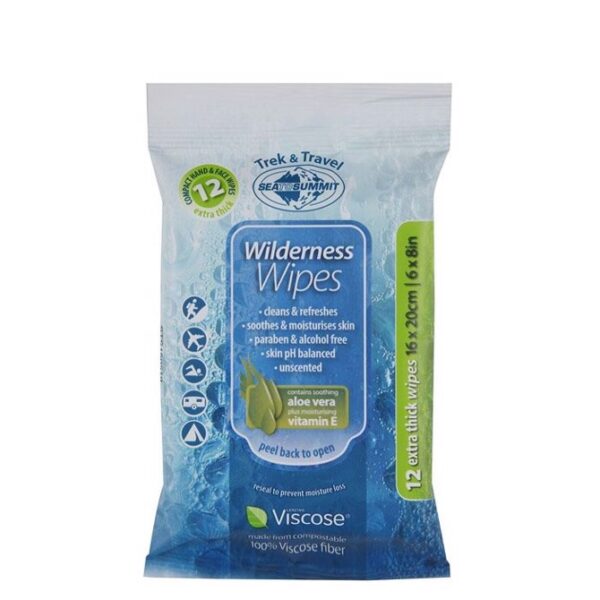 Sea to Summit Wilderness wipes / vaskeservietter - Andet friluftsgrej
