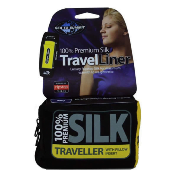 Sea to summit Silk Stretch Liner - Traveller Navy Blue