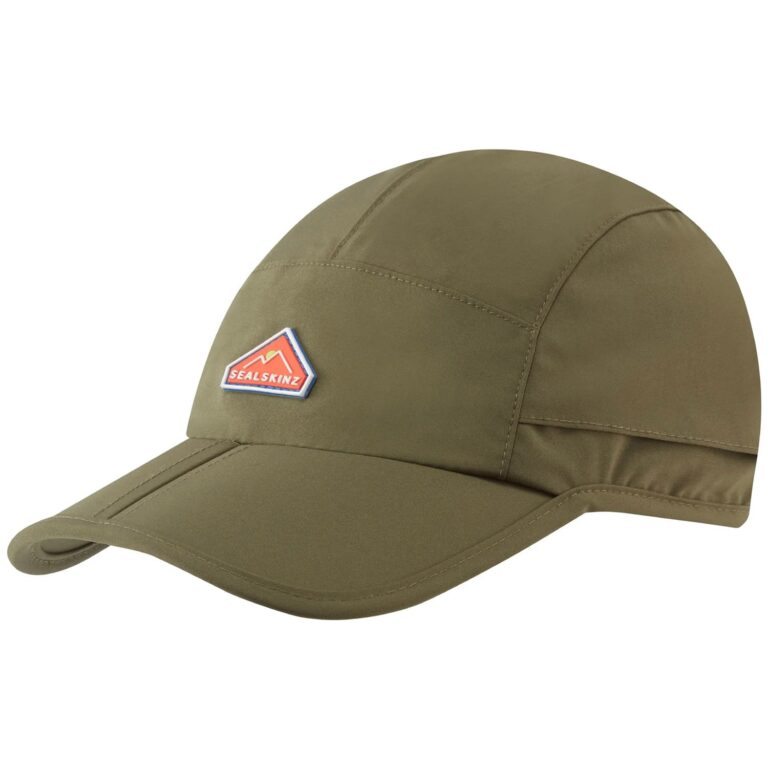 SealSkinz Poringland Waterproof Foldable Peak Plain Hiking Cap O/S Grøn Hatte & kasketter