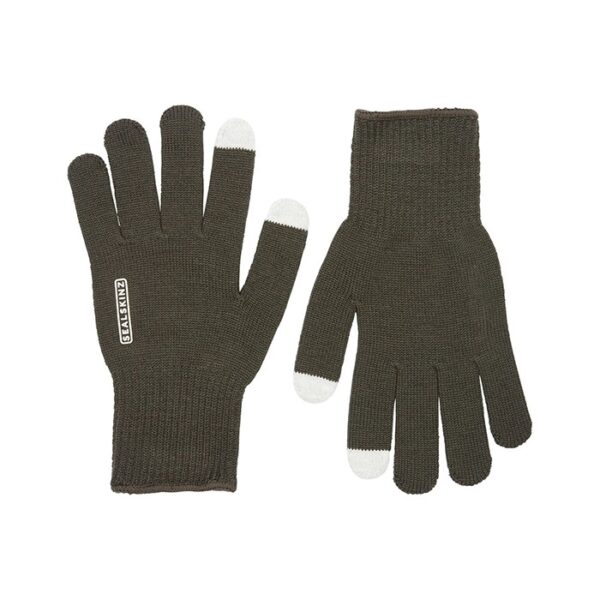 Sealskinz Hanworth Merino handsker-Grøn - Handsker