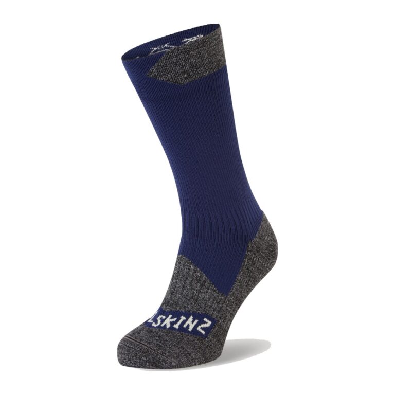 Sealskinz Raynham Vandtætte sokker - S - Blue / Grey Marl