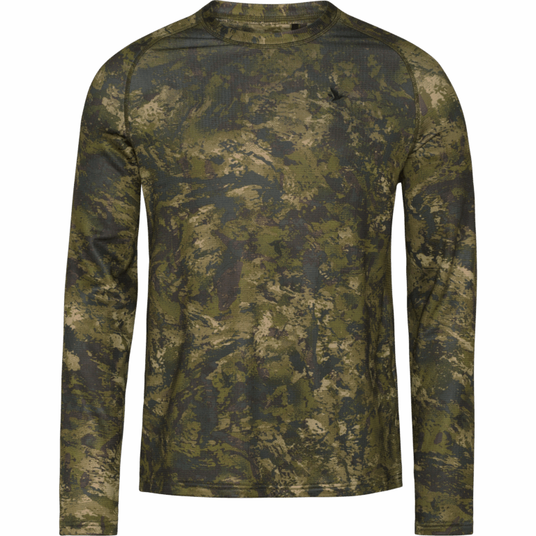 Seeland Active Camo L/S T-shirt InVis green L
