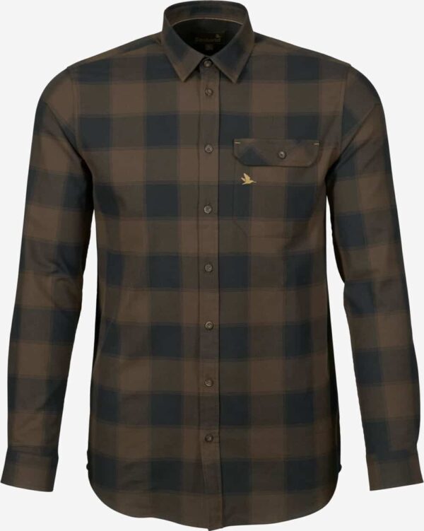 Seeland - Highseat skjorte (Hunter brown) - M