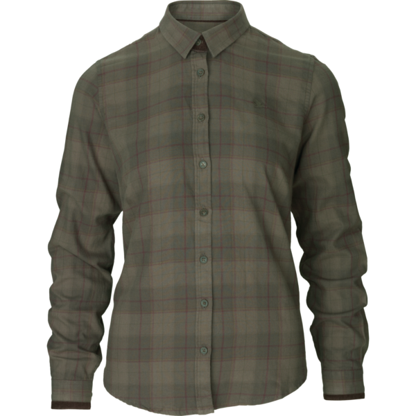 Seeland Range Lady skjorte Pine green check XL