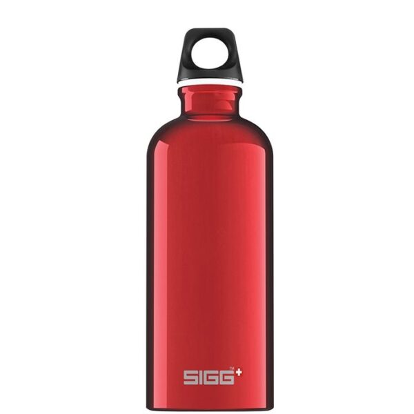 Sigg Water Bottle Traveller 0,6 L, red - Drikkeflasker /-dunk