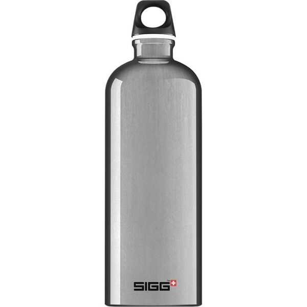 Sigg Water Bottle Traveller 1 L, børstet alu - Drikkeflasker /-dunk
