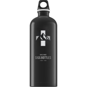 Sigg Water Bottle Traveller 1 L, mountain Sort - Drikkeflasker /-dunk