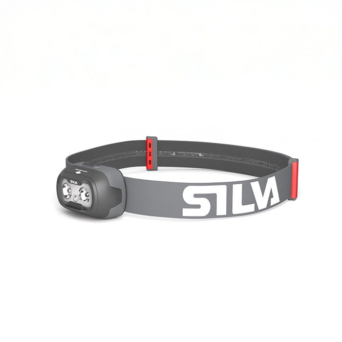 Silva Seek 450 recharge pandelampe, grey-mountain mist - Pandelamper