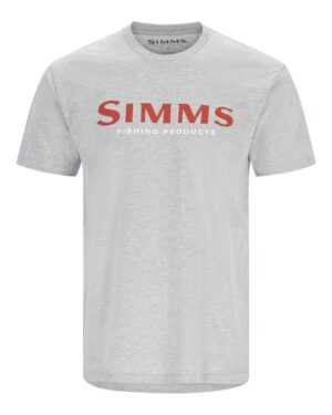 Simms Logo T-shirt Grey Heather M