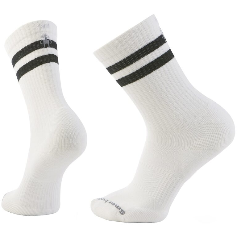 SmartWool Everyday Athletic Striped Crew Sokker S Hvid Hverdagssokker