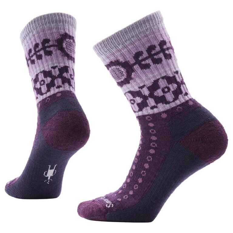 SmartWool Everyday Cozy Retro Sunflower Crew Sokker Dame M Lilla Hverdagssokker