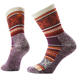 SmartWool Everyday Fair Isle Sweater Crew Sokker Unisex L Hvid/Grå Hverdagssokker