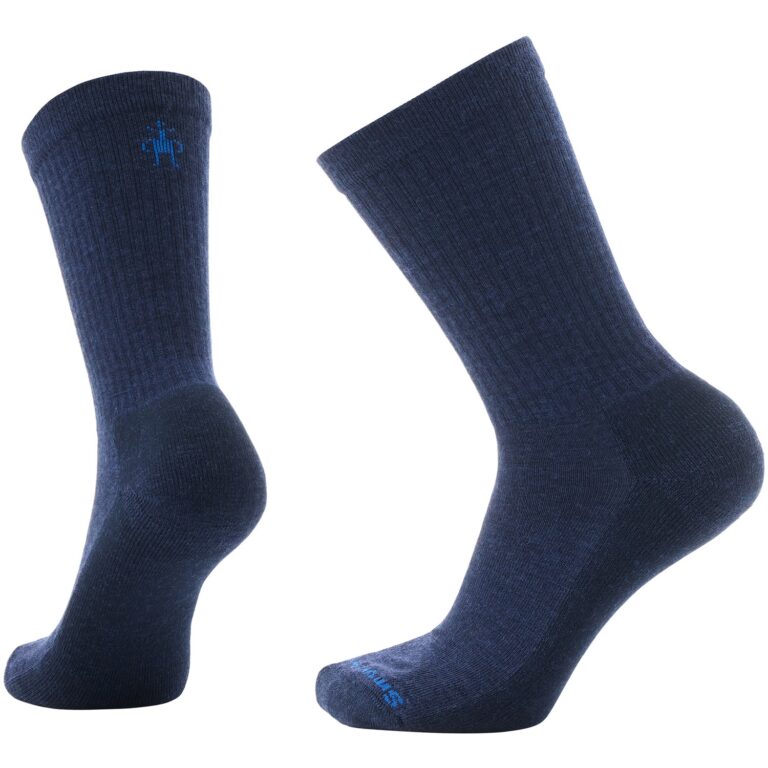 SmartWool Everyday Solid Rib Crew Sokker S Blå Hverdagssokker