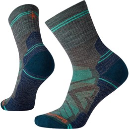 SmartWool Hike Light Cushion Mid Crew Sokker Dame L Grå Vandresokker