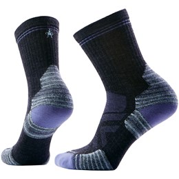SmartWool Hike Targeted Cushion Mid Crew Sokker Dame S Grå/Sort Vandresokker