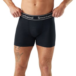 SmartWool Intraknit Boxer Brief Herre M Sort Underbukser