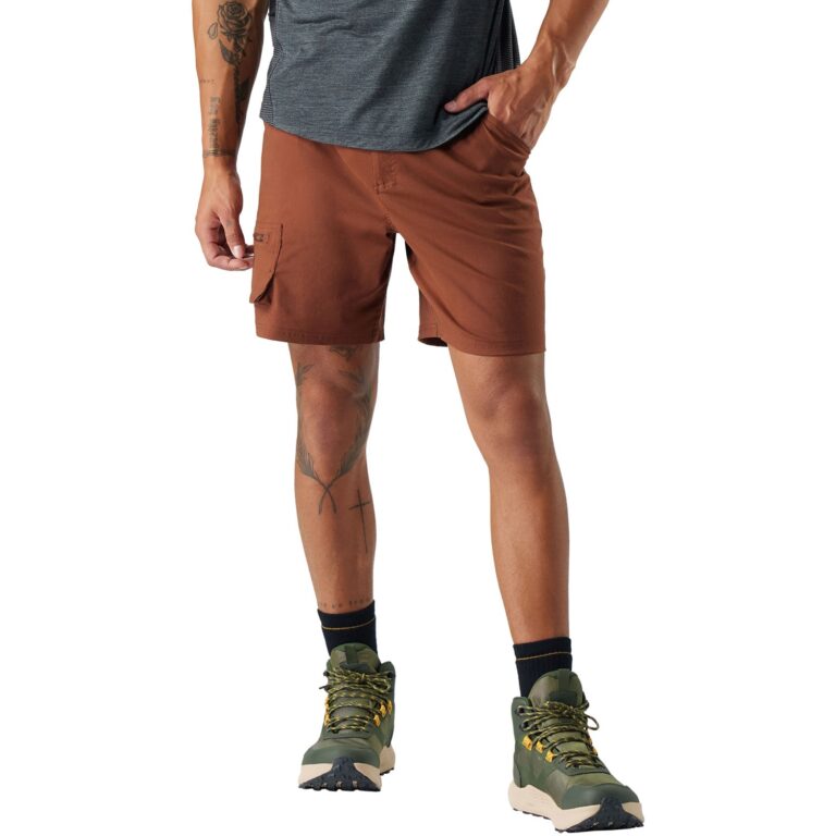 SmartWool Merino 7" Cargo Hike Short Herre L Brun Outdoor shorts