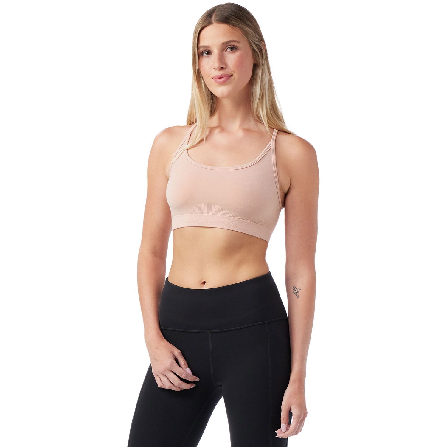 SmartWool Merino Blend Bralette Dame L Beige BH'er