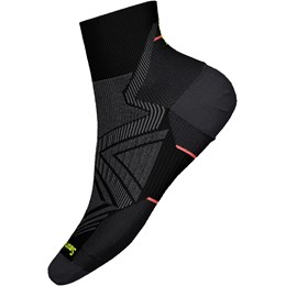 SmartWool Run Zero Cushion Ankle Sokker Dame M Sort Vandresokker