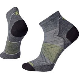 SmartWool Run Zero Cushion Ankle Sokker M Grå Vandresokker