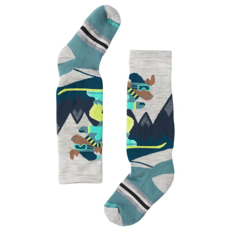 SmartWool Ski Full Cushion OTC Mountain Moose Sokker Børn S Grå Skisokker