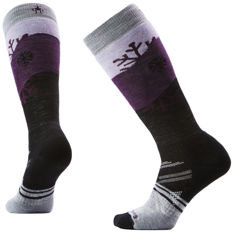 SmartWool Ski Full Cushion OTC Snowpocalypse Sokker Dame L Lilla Skisokker
