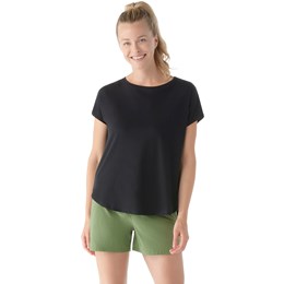 SmartWool Swing Top Dame S Sort Korte ærmer
