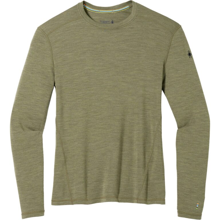 SmartWool Thermal Merino Base Layer Crew Herre L Grøn Undertrøjer