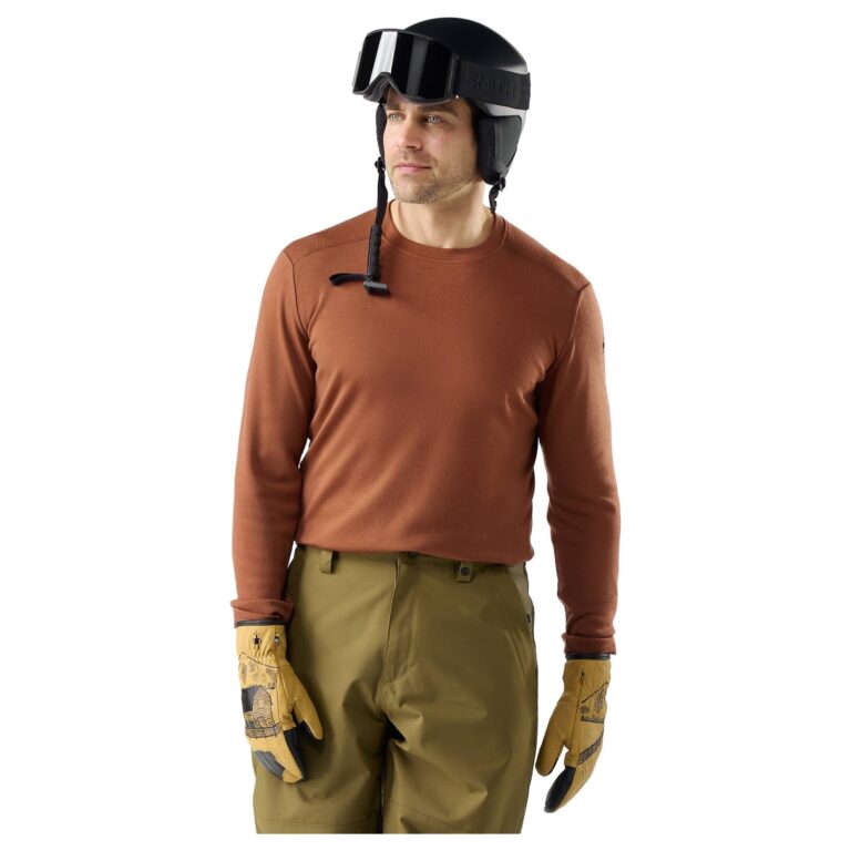 SmartWool Thermal Merino Base Layer Crew Herre M Orange Undertrøjer