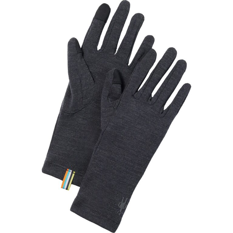 SmartWool Thermal Merino Glove S Grå/Sort Handsker & luffer