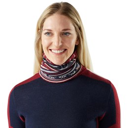 SmartWool Thermal Merino Reversible Neck Gaiter Unisex O/S Rød/Blå BuffÂ® & neck gaiters