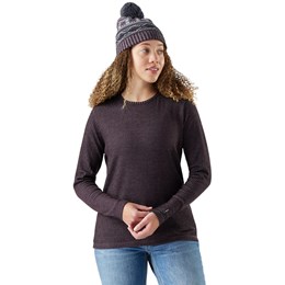 SmartWool Thermal Merino Rib Crew Dame L Lilla Trøjer & sweaters