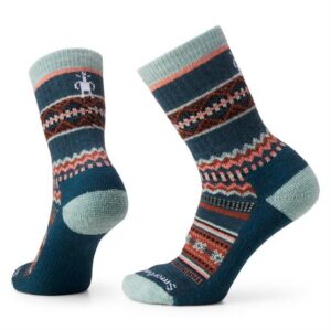 Smartwool Everyday Snowed In Sweater Crew Socks, Twilight Blue