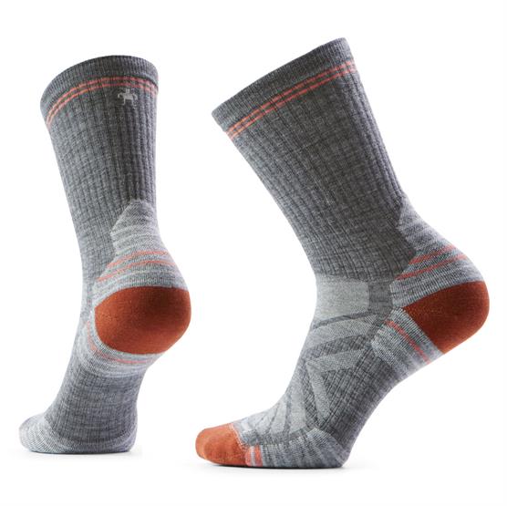 Smartwool Womens Hike Targeted Cushion Crew Socks, Medium Gray
