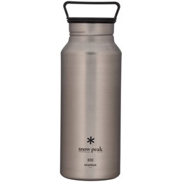 Snow Peak Titanium Aurora Bottle 800 Drikkeflaske Grå Drikkeflasker