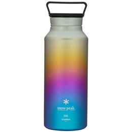 Snow Peak Titanium Aurora Bottle 800 Drikkeflaske Rainbow Drikkeflasker