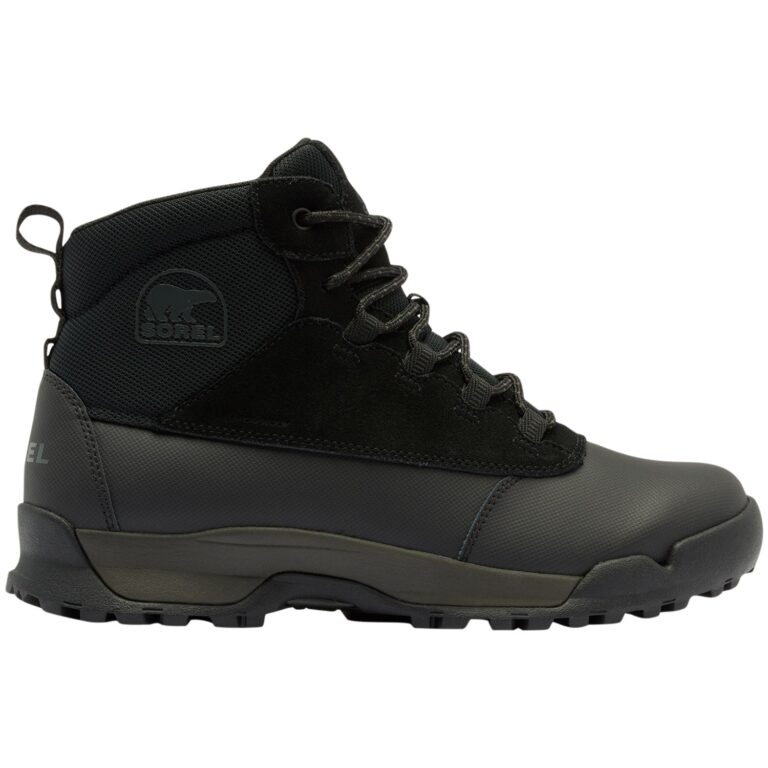 Sorel Buxton Lite Lace Plus Waterproof Herre EU 41½ Sort Vinterstøvler