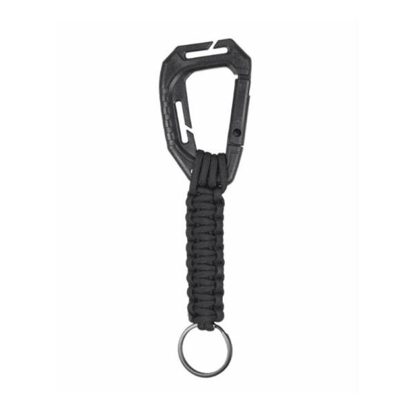 Sort nøgleholder | PARACORD W.CARABINER MOLLE - MIL-TEC