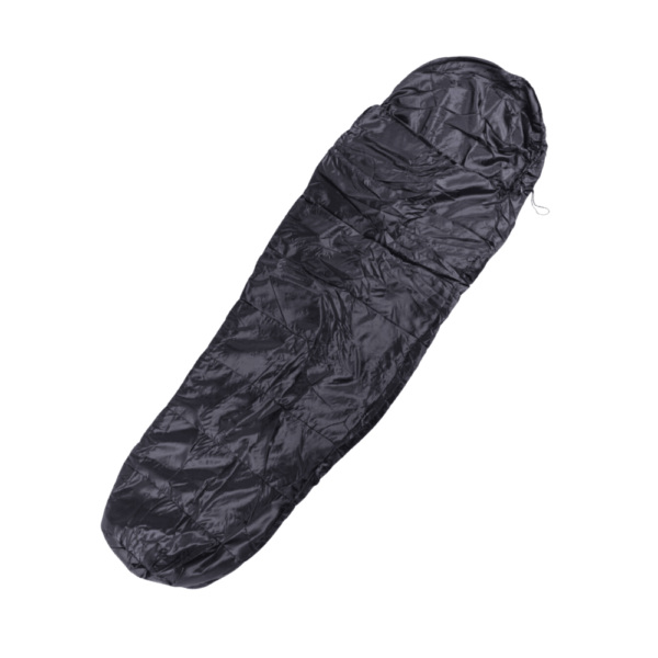 Sort sommer sovepose 225X76 CM | Black Commando - Mil-Tec