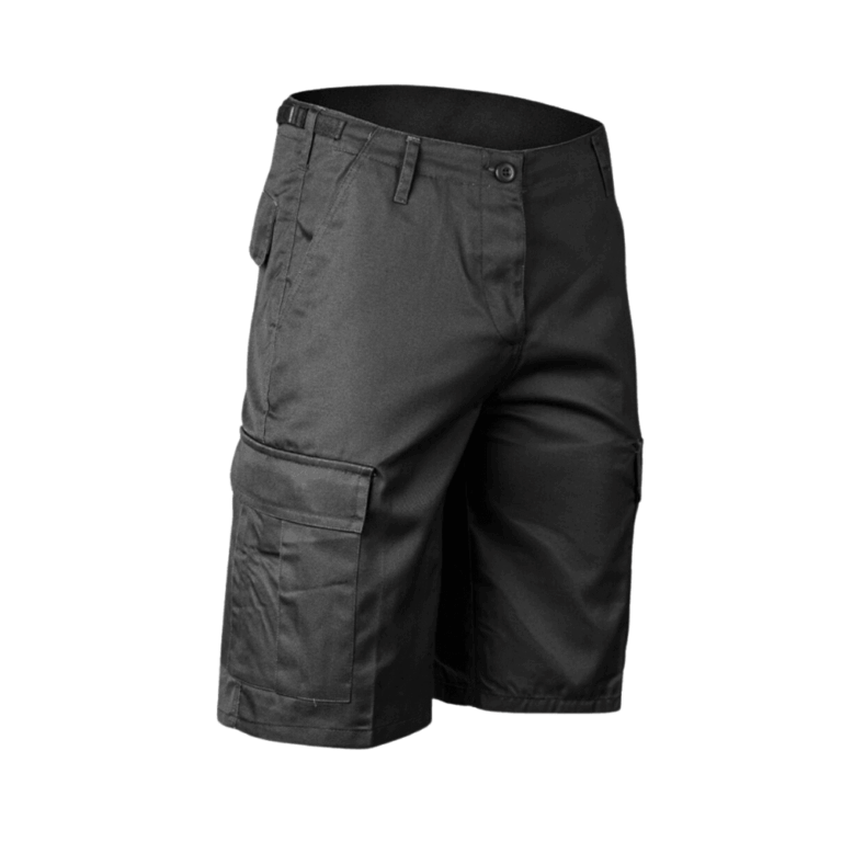 Sorte Cargo shorts med store lommer - Mil-Tec - XXL - Sort