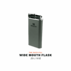 Stanley Classic Flask .23L Lommelærke - Hammertone Green