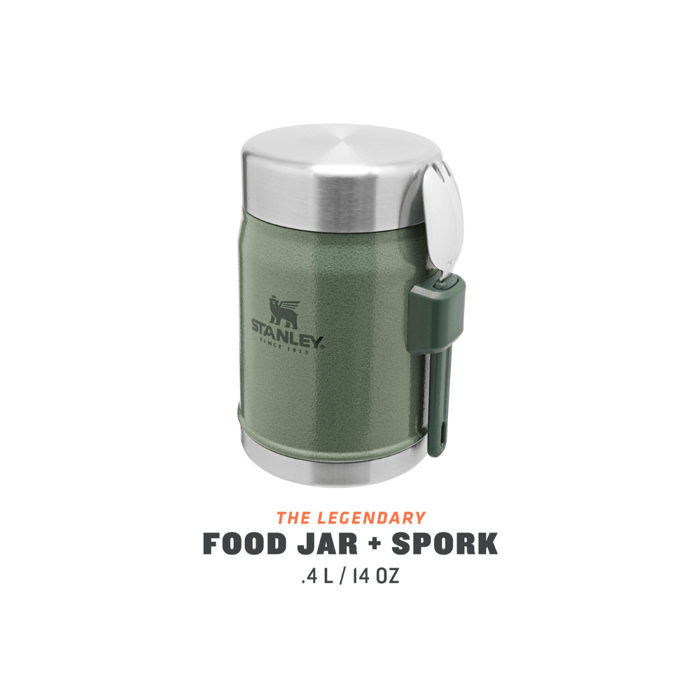 Stanley Legendary Food Jar + Spork .4L Termo madkasse - Hammertone Green