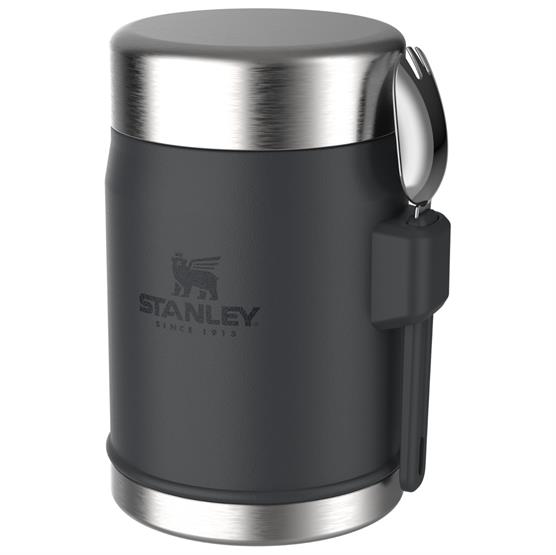 Stanley Legendary Food Jar + Spork 0.4L, Black 2.0