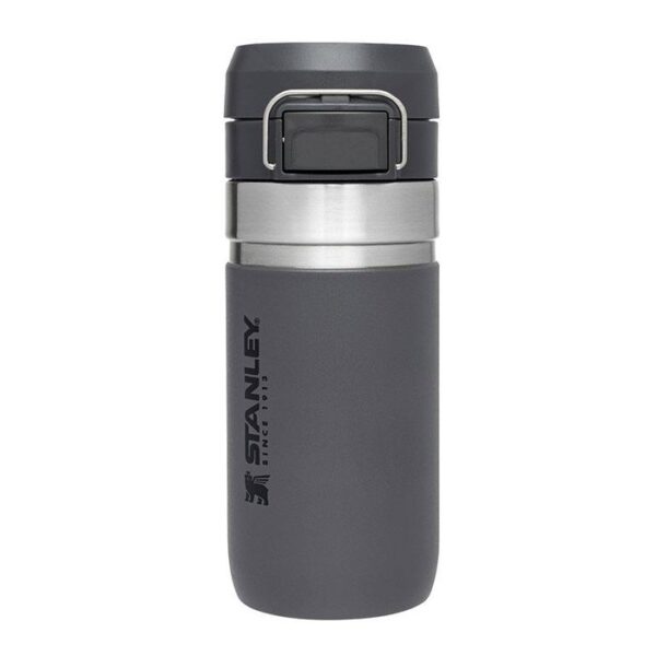 Stanley Quick Flip Water Bottle / isoleret drikkedunk 0,47 L-charcoal - Drikkeflasker /-dunk