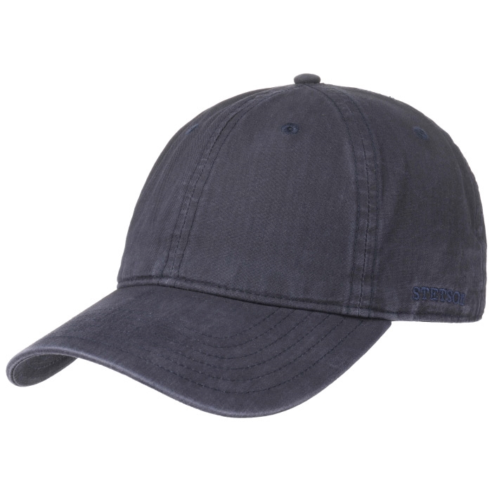 Stetson Baseball Cap Delave Organic cotton, navy-2XL - Baseball cap, kasket