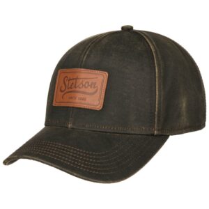 Stetson Baseball Cap Orangeic Leather Patch UPF80+ - Baseball cap, kasket